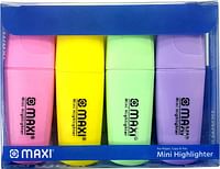 Maxi Pastel Mini Highlighter Wallet Of 4, 25/4P