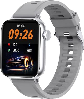 Fire-Boltt Supreme 1.79” Borderless Ltps 368*448 Uhd Pro Display With 96% Screen To Body Ratio, 3Atm Waterproof , Spo2, Heart Rate And Blood Pressure Smart Watch (1.79" Gray)
