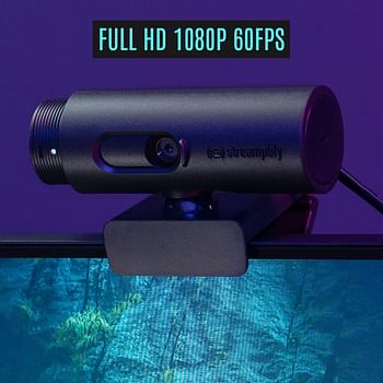 streamplify CAM Streaming Webcam, Full HD, 60Hz - schwarz