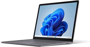 Microsoft Surface Laptop 4 [5EB-00048], Touchscreen Laptop, 13.5"Pixel Sense Display, Intel Core i7-1185G7 processor, 16GB RAM, 512GB SSD, Intel Iris Xe  Graphics, Win10, Platinum Fabric, Eng-Arb KB