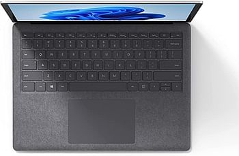 Microsoft Surface Laptop 4 [5EB-00048], Touchscreen Laptop, 13.5"Pixel Sense Display, Intel Core i7-1185G7 processor, 16GB RAM, 512GB SSD, Intel Iris Xe  Graphics, Win10, Platinum Fabric, Eng-Arb KB