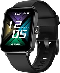 Goqii Smart Vital Max 1.69Inches Hd Full Touch Display With Spo2, 24X7 Heart Rate Black Compatible with ‎IOS and Android