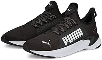PUMA Softride Premier Slip-On mens Sneaker/46 EU/Puma Black-Puma White