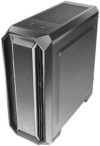 Antec NX Series NX201 Mid-Tower ATX Gaming Case, 1 x 120mm Fan Included, Tempered Glass Side Panel, 240mm Radiator Support, RGB Gaming Cabinet - Black