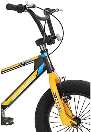 Mogoo Mountaineer Kids Fat 3.0” Bike For 5-10 Years Old Girls & Boys, MTB Bicycle, Adjustable Seat, Handbrake, Reflectors, Chainguard, 16/20 Inch Bicycle with Kickstand, Gift For Kids