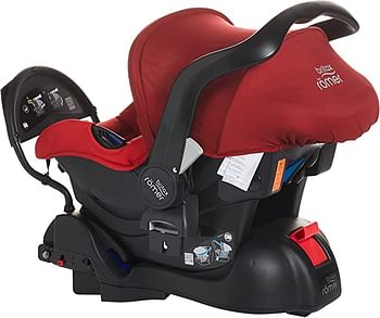 Britax Romer Primo Bundle (Car Seat+ISOFIX Base), From Birth to 13 months,Group 0+, From 0-13 Kg-Flame Red
