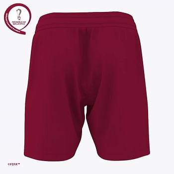 Fifa World Cup Qatar 2022 Qatar Boys Shorts 13 Years - Burgundy