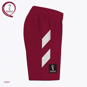 Fifa World Cup Qatar 2022 Qatar Boys Shorts 13 Years - Burgundy