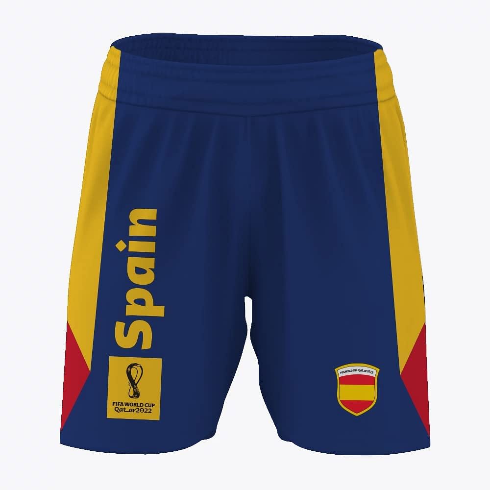 FIFA World Cup Qatar 2022 SPAIN BOY'S SHORTS - NAVY BLUE/13 Years