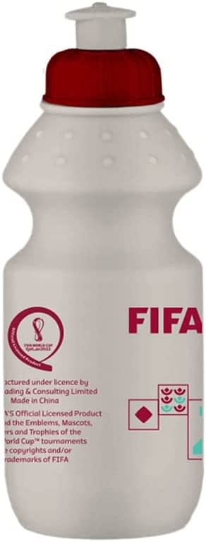FIFA World Cup Qatar 2022 Graphic Printed Hdpe Sports Water Bottle 350ml White