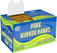 FIS FSRB25016 Pure Rubber Bands, 16 Size