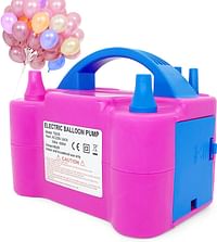 SKY-TOUCH Electric Balloon Pump, Portable Balloons Air Pump for Balloon Arch, Balloon Garland, Party Decorations, Kids Birthday, Baby Shower, Party Supplies & Decorations, Pink