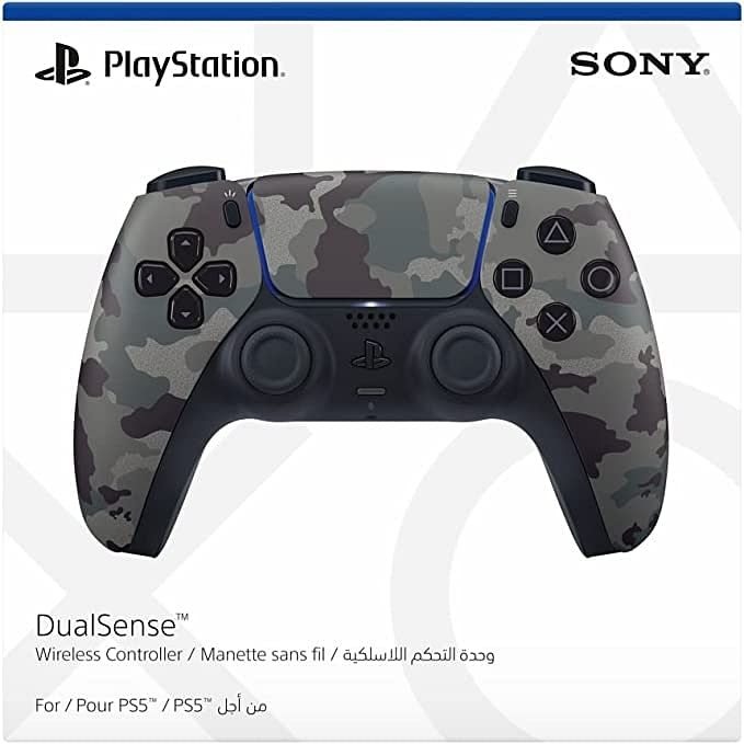 PlayStation 5 DualSense Wireless Controller - Grey Camouflage