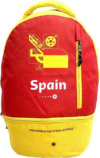 حقيبة ظهر رياضية فيفا 2022 مع حجرة للأحذية - اسبانيا