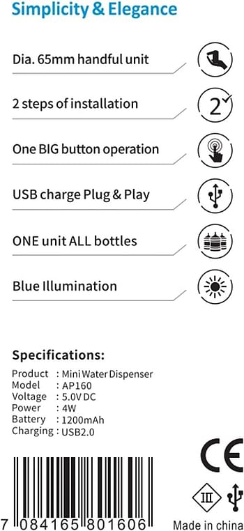 LEEMO Mini Water Dispenser LD-P002