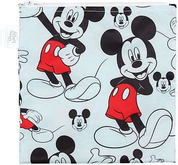 Bumkins Disney Snack Bag, REUsable, Washable, Mickey Mouse