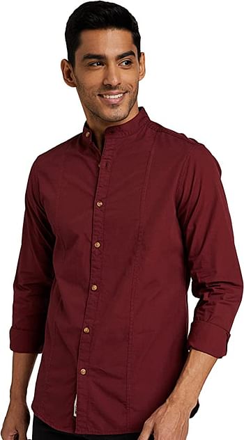 Inkast Denim Co. Men's Solid Slim Shirt (IN-S-35)