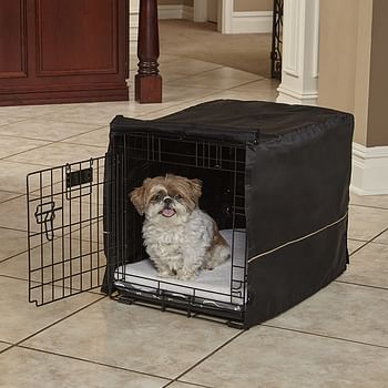 Midwest Black Polyester Crate Cover, Black, 24 Inches