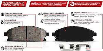 Power Stop (Z23-905) Z23 Evolution Sport Brake Pads Rear