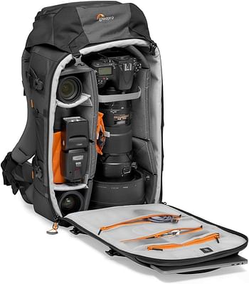 Lowepro Pro Trekker Bp 550 Aw Ii Backpack For Pro Csc/Pro Dslr, Black/Dark Grey