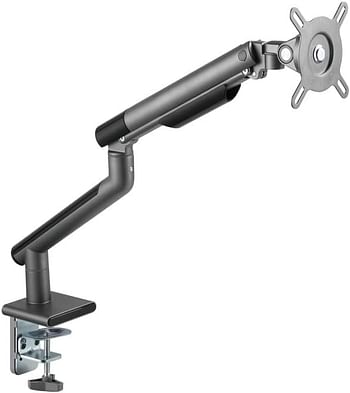 Twisted Minds, Premium Aluminum Single Adjustable Computer Monitor Arm Mount for 17 To 32 Inch, Grey, TM-49-C06-G