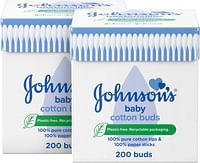 Johnson’S Baby Cotton Buds, Box Of 200 Sticks