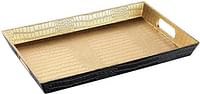 Galaxy Leather Design Pp Serving Tray-Gold 29x43cm