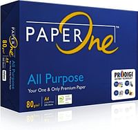 PaperOne™ All Purpose Premium Copy Paper, 80 GSM, A4 Size, 500 sheets ream