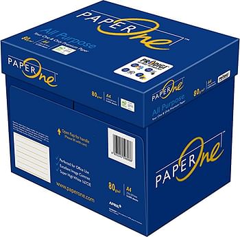 PaperOne™ All Purpose Premium Copy Paper, 80 GSM, A4 Size, 500 sheets ream