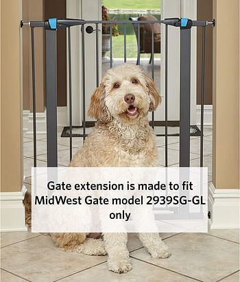 Midwest Homes for Pets 3" Wide Extension for 29" High Night "Safety Glow" Frame, White