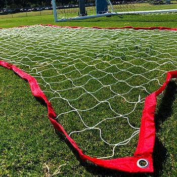 شبكة كرة قدم بي كيه برو سنيبرز من سوكر اينوفيشنز للتدريب الواقعي والتسجيل والتدريب الفردي، تناسب طول المرمي 24 قدم × 8 قدم