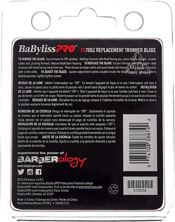 Babylisspro Barberology Fx708Z Stainless Steel Replacement T-Blade