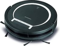 Kenwood Smart Robot Vacuum Cleaner, 2-in-1 Vacuuming, Smart Drop Proof Technology, Virtual Wall, Ideal for Pet Hair Hard Floor and Carpet 0.5 Suction Power, super silent 65 DB,VRP10.000bk, Black
