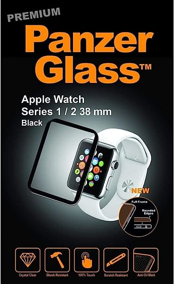 بانزر جلاس - واقي شاشة Premium Apple Watch Series 1 2 و 3 38 مم