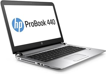 HP ProBook 440 G3 Core i3 6th Gen ، 2.3 جيجا هرتز - 8 جيجا بايت رام ، 256 جيجا SSD ، إنتل HD ، 14 بوصة ، الإنجليزية Keyboar ، ويندوز 10 ، فضي / أسود