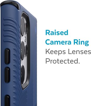 Speck, Presidio2 Grip Samsung Galaxy S22 Ultra Case, 144228-9128, Blue/Black/Storm Blue