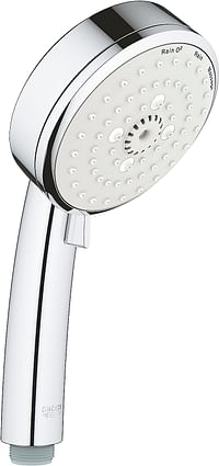 GROHE Shower and Bathroom Fixtures, Hand Shower with 3 spray modes - Tempesta Cosmopolitan 100 Collection, 27574002