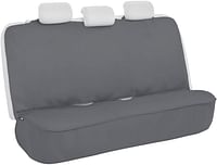 Motor Trend Aquashield Gray Waterproof Rear Bench Car Seat Cover – Padded Neoprene Back Seat Cover For Cars, Ideal Back Seat Protector For Kids & Dogs, Interior Covers For Auto Truck Van Suv
