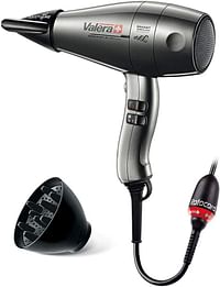 Valera 586.12/I 8600,Valera - Swiss Ultra-Silent Iconic Rotocord Jet 8600 High Performance Professional Hair Dryer 586.12I, Grey,