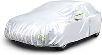 Silver Weatherproof Car Cover - 150D Oxford, Sedans up to 160"