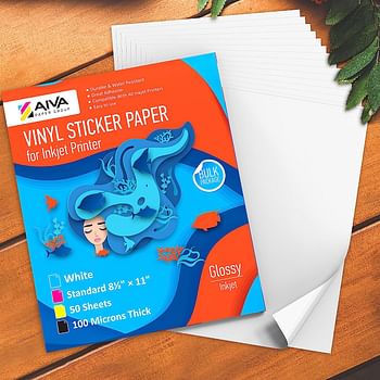 Glossy Printable Vinyl Sticker Paper