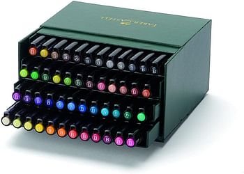 Faber Castell 167148 Pitt Artist Color Pen Brush Set, Assorted Colors, Pack Of 48