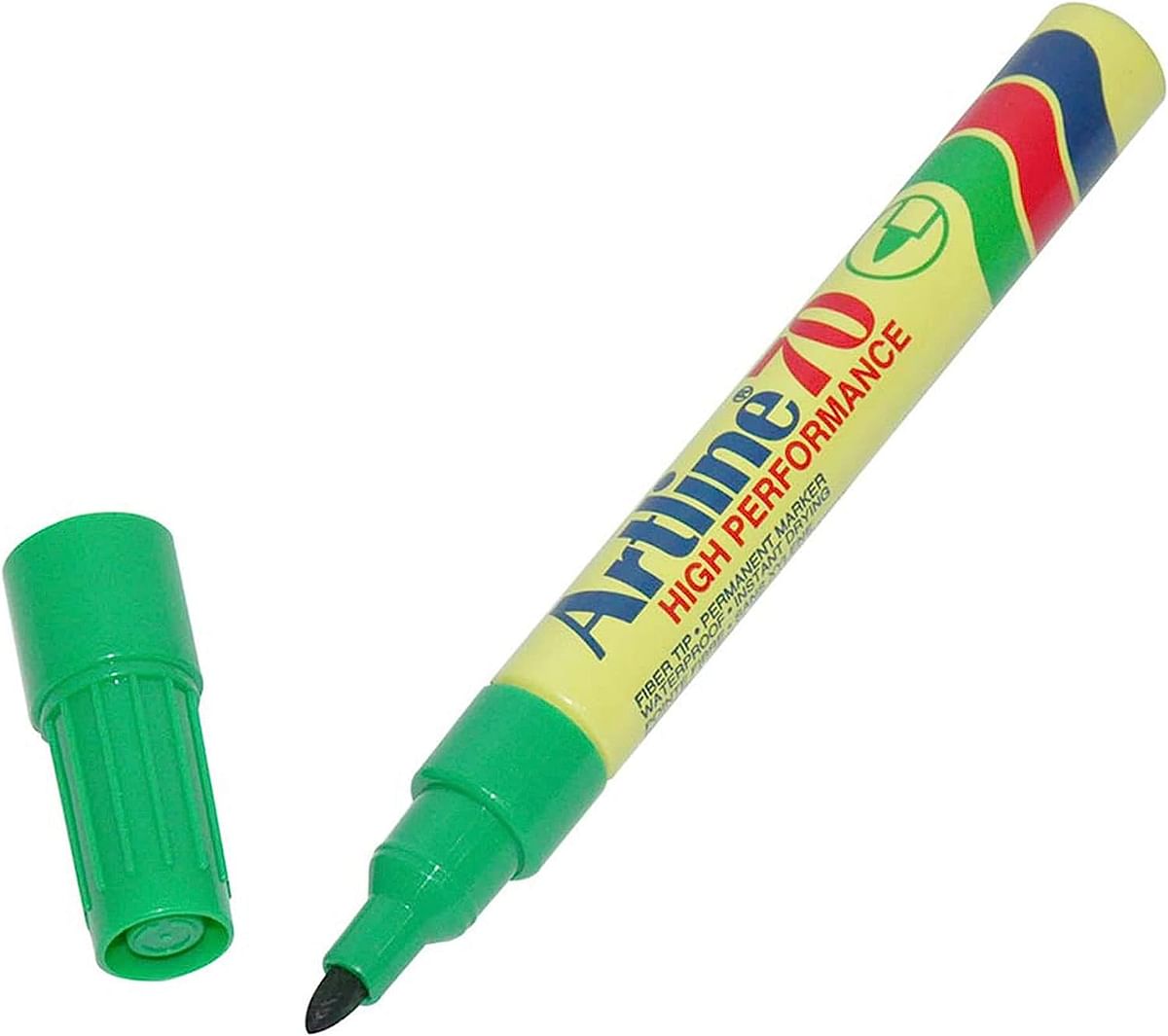 Artline 70 1.5mm Bullet Tip Permanent Marker - Green [Pack of 12]