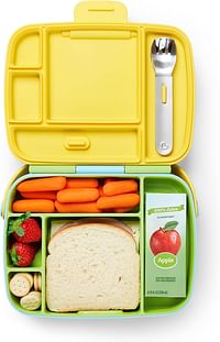 مانتشكين صندوق غداء للاطفال من بينتو، اخضر (عبوة من قطعة واحدة)