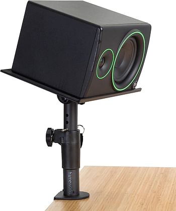 Gator Frameworks Desktop Clamp-On Studio Monitor and Speaker Stand - Set of 2 (GFWSPKSTMNDSKCMP)