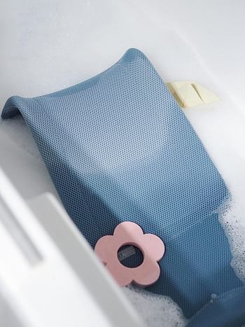 BEABA Baby Bath Seat - Ergonomic - Ideal for Newborns - Made in France - Parma Grey