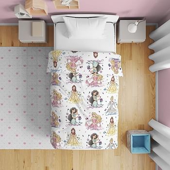 Disney Princess Comforters For Kids – Super Soft ,Fade Resistant - (Official Marvel Product)