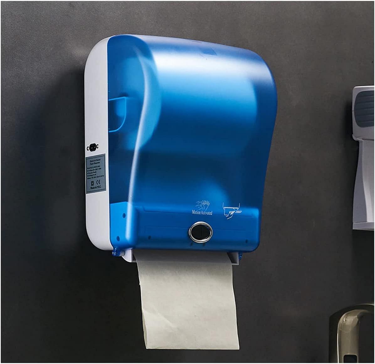 Royal Apex Automatic Sensor Roll Paper Towel Dispenser Wall Mount Holder Auto Cut Jumbo Roll Tissue Dispenser 230VAC / 6V DC for Hospital Hotel Bathroom Public Washroom Office School Kitchen Etc…