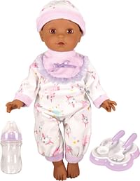 Lotus - 16" inch, Soft-bodied Baby Doll – Afro-American (No Hair)