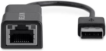 Belkin USB 2.0 Fast Ethernet Adapter 10/100Mbps for Macbook/Ultrabooks
